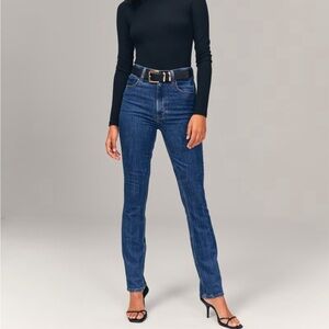 Abercrombie Ultra High Rise Slim straight jeans 29L